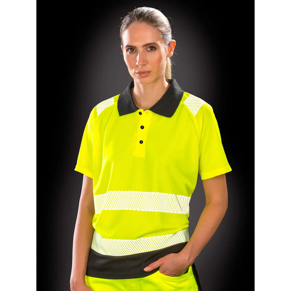 Polo Recycled Safety Shirt - personalizzabile con logo