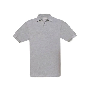 Polo Safran heather grey / S - personalizzabile con logo