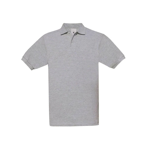 Polo Safran heather grey / S - personalizzabile con logo