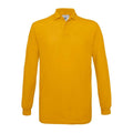 Polo Safran Manica Lunga giallo / S - personalizzabile con logo