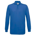 Polo Safran Manica Lunga royal / S - personalizzabile con logo