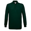 Polo Safran Manica Lunga verde / S - personalizzabile con logo