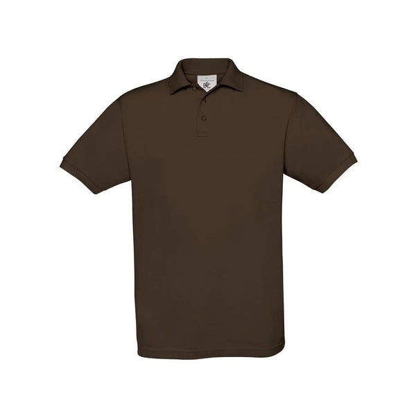 Polo Safran marrone / S - personalizzabile con logo