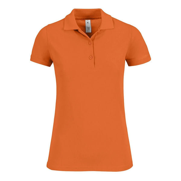 Polo Safran Timeless Donna arancione / XS - personalizzabile con logo