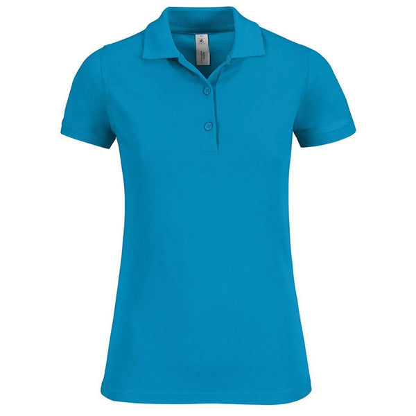 Polo Safran Timeless Donna azzurro / XS - personalizzabile con logo