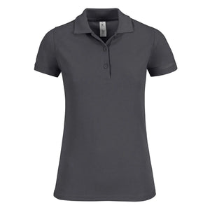 Polo Safran Timeless Donna grigio / XS - personalizzabile con logo