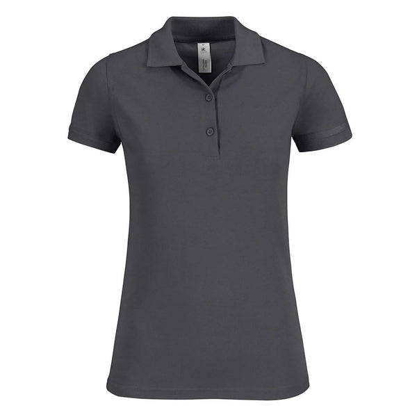 Polo Safran Timeless Donna grigio / XS - personalizzabile con logo