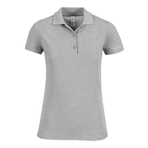 Polo Safran Timeless Donna heather grey / XS - personalizzabile con logo