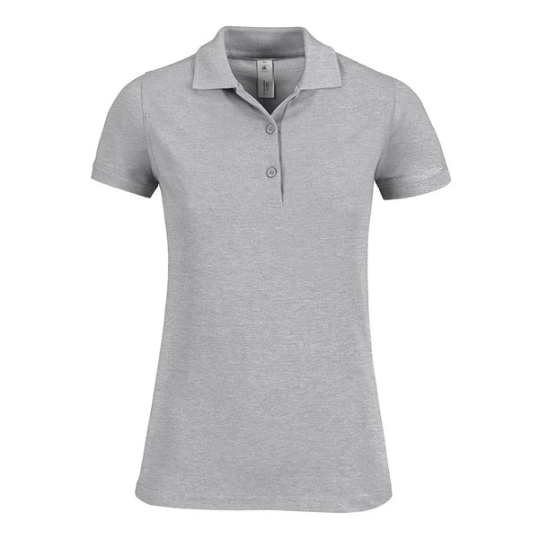 Polo Safran Timeless Donna heather grey / XS - personalizzabile con logo