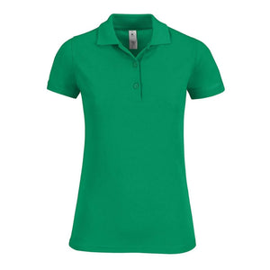 Polo Safran Timeless Donna kelly green / XS - personalizzabile con logo