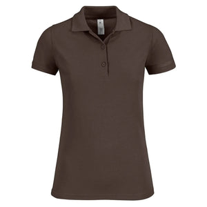 Polo Safran Timeless Donna marrone / XS - personalizzabile con logo