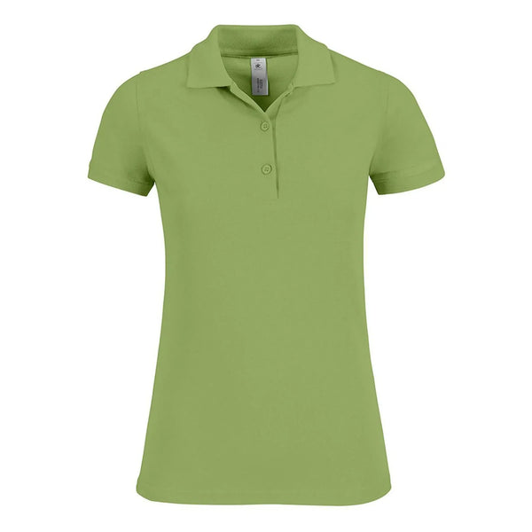 Polo Safran Timeless Donna pistachio / XS - personalizzabile con logo