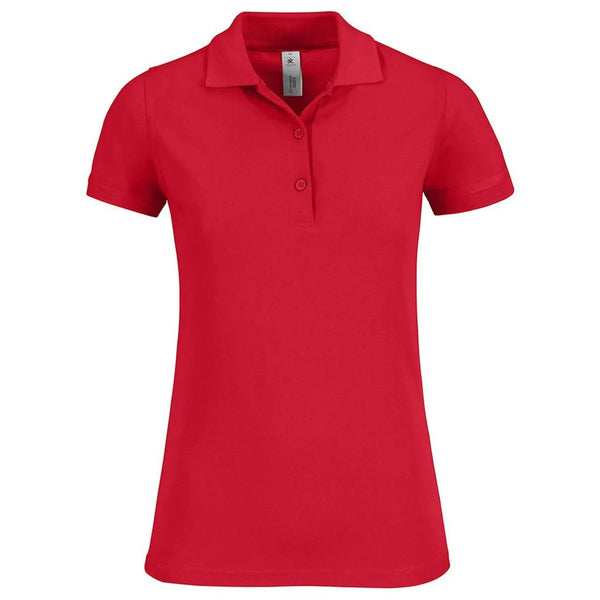 Polo Safran Timeless Donna rosso / XS - personalizzabile con logo
