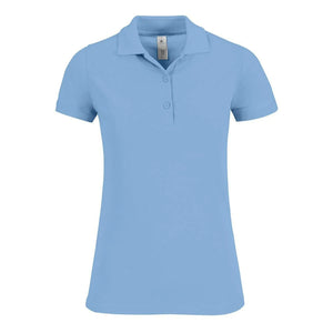 Polo Safran Timeless Donna sky blue / XS - personalizzabile con logo