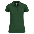 Polo Safran Timeless Donna verde / XS - personalizzabile con logo