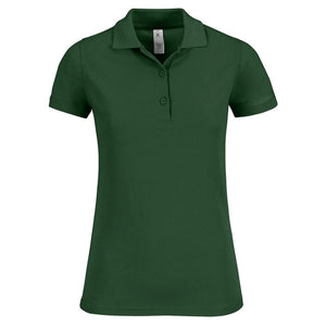 Polo Safran Timeless Donna verde / XS - personalizzabile con logo