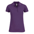 Polo Safran Timeless Donna viola / XS - personalizzabile con logo