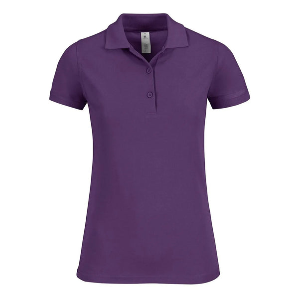 Polo Safran Timeless Donna viola / XS - personalizzabile con logo