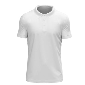 Polo Stretch bianco / S - personalizzabile con logo