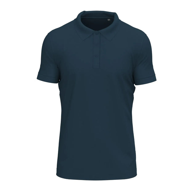 Polo Stretch marina blue / S - personalizzabile con logo
