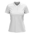 Polo Stretch Women bianco / XS - personalizzabile con logo
