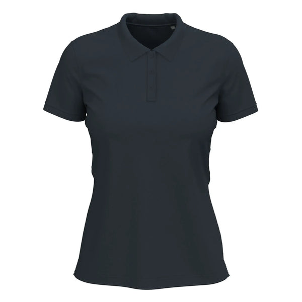 Polo Stretch Women blu / XS - personalizzabile con logo