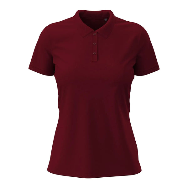 Polo Stretch Women bordeaux / XS - personalizzabile con logo