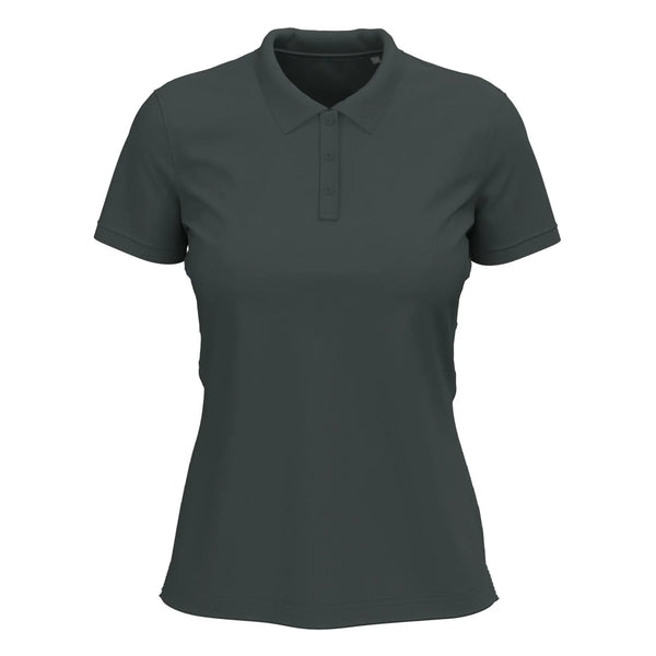 Polo Stretch Women grigio / XS - personalizzabile con logo
