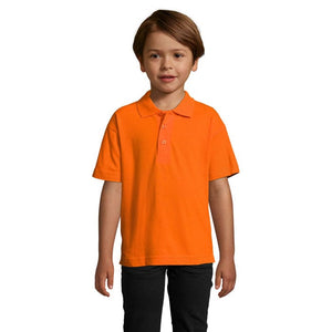 Polo  Summer Ii Kids 170G Arancione / L - personalizzabile con logo