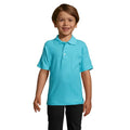 Polo  Summer Ii Kids 170G azzurro / L - personalizzabile con logo