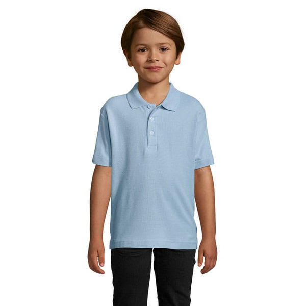 Polo  Summer Ii Kids 170G Cielo / L - personalizzabile con logo