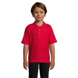 Polo  Summer Ii Kids 170G Rosso / L - personalizzabile con logo