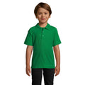 Polo  Summer Ii Kids 170G verde / L - personalizzabile con logo