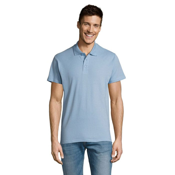 Polo  Summer Ii Men 170G Cielo / XS - personalizzabile con logo