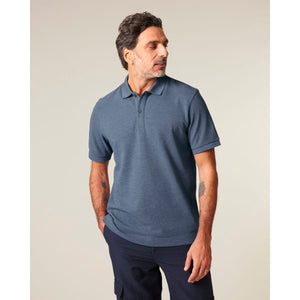 Polo Unisex Prepster 2.0 dark heather blue / XXS - personalizzabile con logo