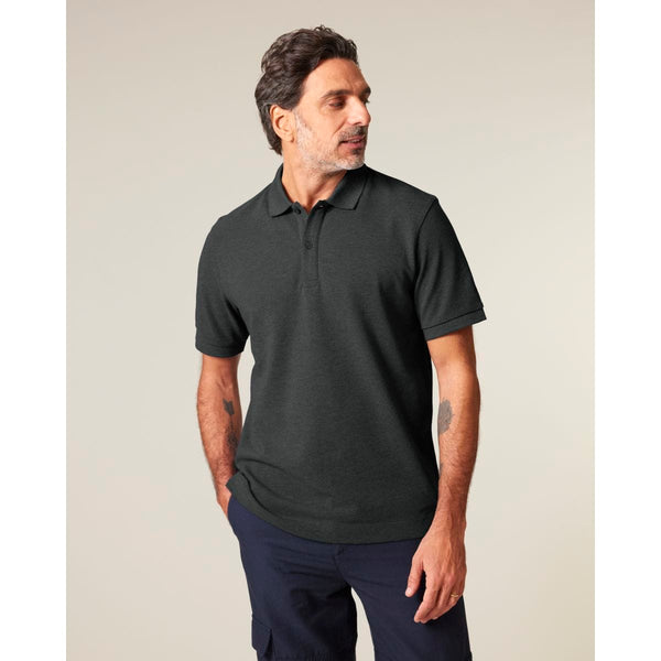 Polo Unisex Prepster 2.0 dark heather grey / XXS - personalizzabile con logo