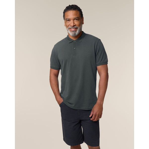 Polo Uomo Stanley Coaster anthracite / S - personalizzabile con logo