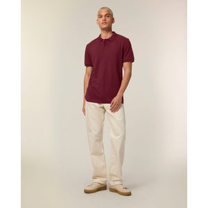 Polo Uomo Stanley Coaster bordeaux / S - personalizzabile con logo