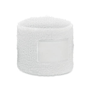 Polsino in policotone Bianco - personalizzabile con logo
