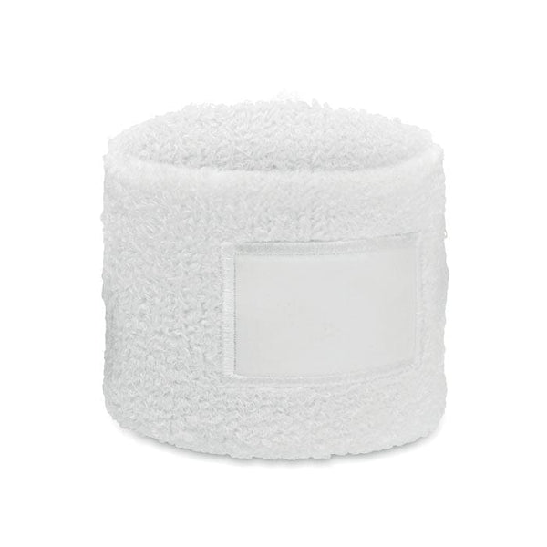 Polsino in policotone Bianco - personalizzabile con logo
