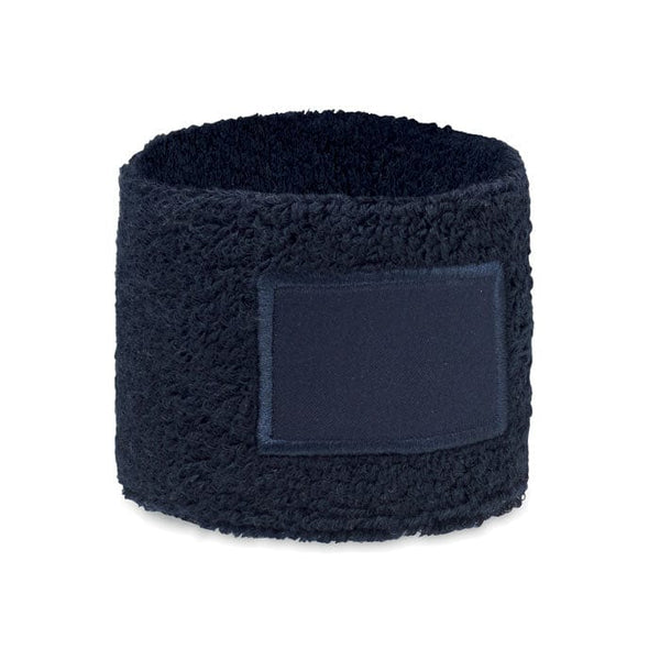 Polsino in policotone blu navy - personalizzabile con logo
