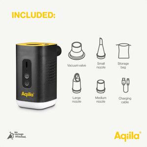 Pompa elettrica wireless Aqiila Airbird C2 Nero - personalizzabile con logo