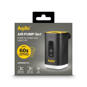 Pompa elettrica wireless Aqiila Airbird C2 Nero - personalizzabile con logo