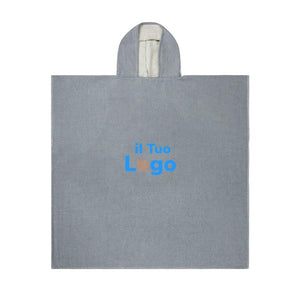 Poncho da spiaggia hamam VINGA Telo in spugna - personalizzabile con logo