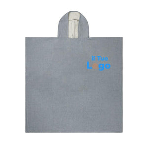 Poncho da spiaggia hamam VINGA Telo in spugna - personalizzabile con logo