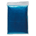 Poncho pieghevole in polybag blu - personalizzabile con logo