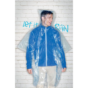 Poncho pieghevole in polybag - personalizzabile con logo