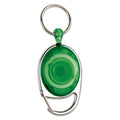 Porta badge riavvolgibile royal verde - personalizzabile con logo