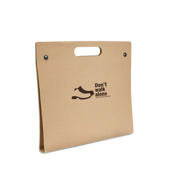 Porta blocnotes in cartone beige - personalizzabile con logo