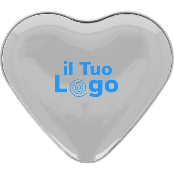 Porta caramelle in latta - personalizzabile con logo